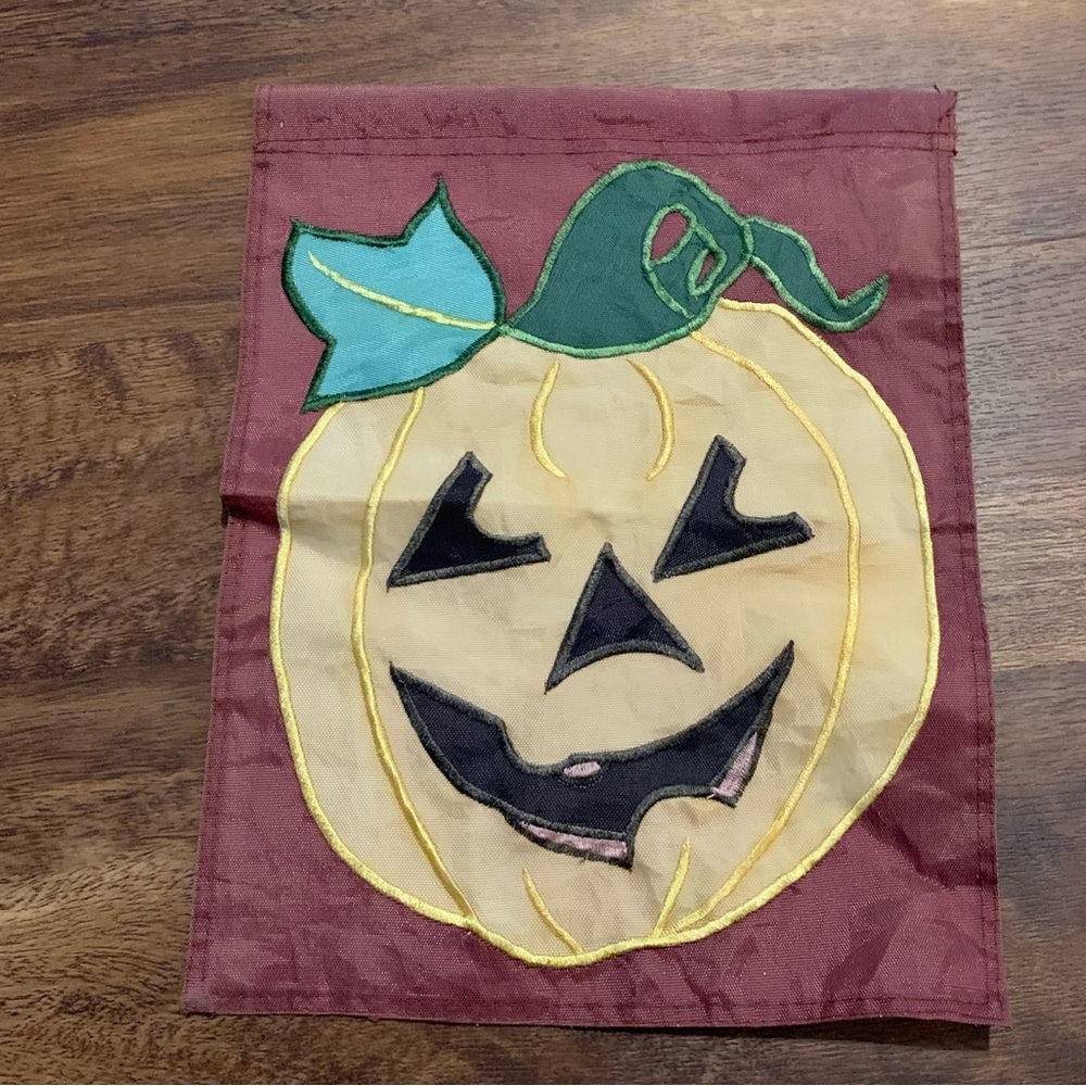 Pumpkin Fall Autumn Garden Flag Halloween